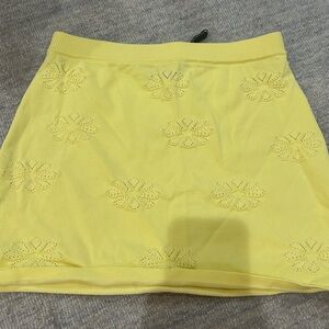 White Fox Boutique Yellow Mini Skirt